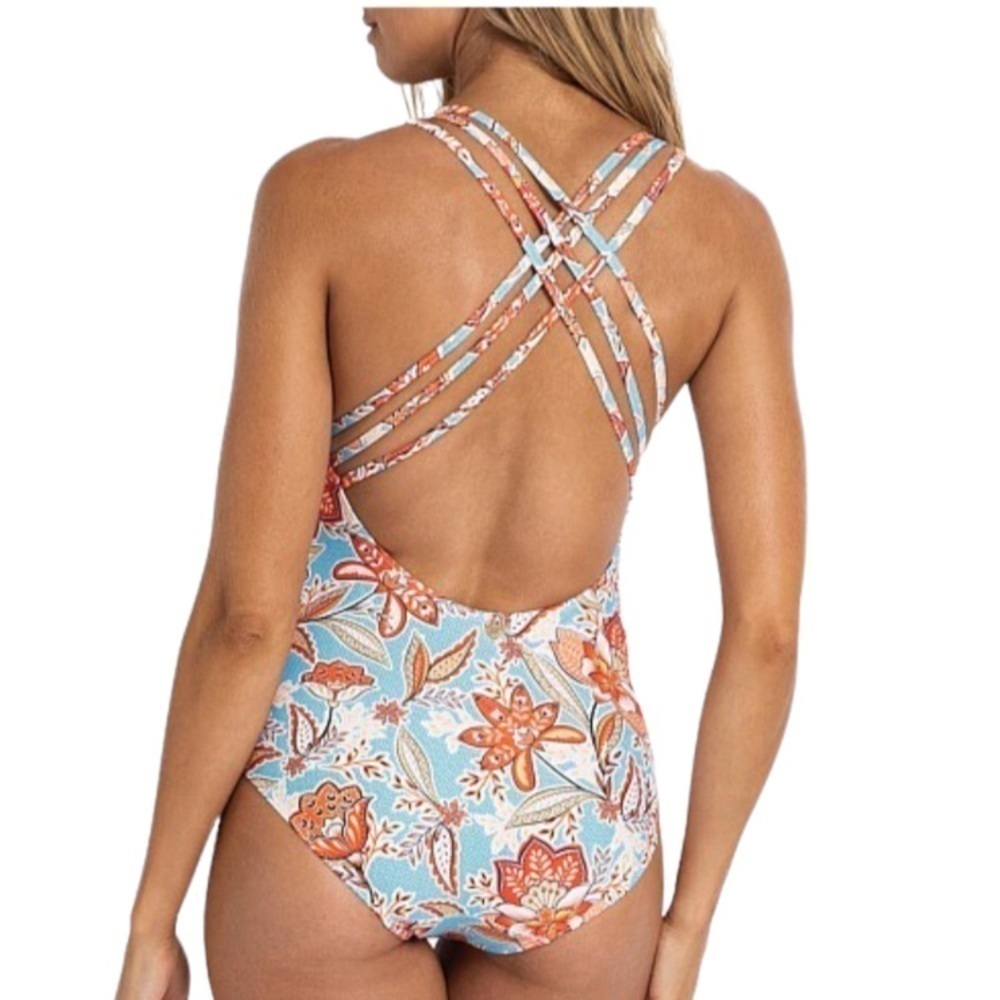 NWT Azura Australia Somerville Multi Cross Strap One Piece  Swimsuit - Picture 7 of 7